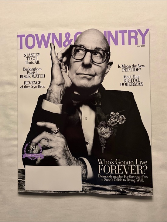 Town & Country Other - Town & Country Stanley Tucci “ That’s All “ Issue May 2026 Magazine